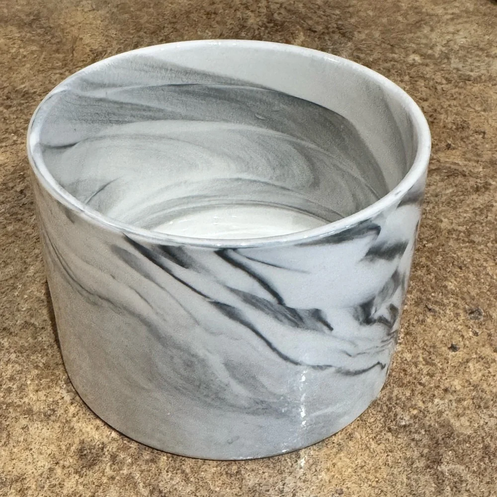 Marble Patterned candle holder